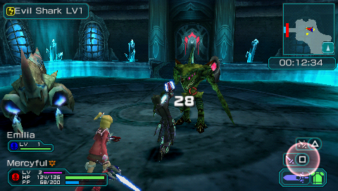 Phantasy Star Portable 2 screenshot 3 for PSP